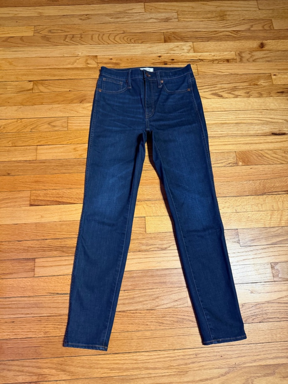 NWOT Madewell 10" High-Rise Skinny Jeans Dark Indigo Classic sz 28